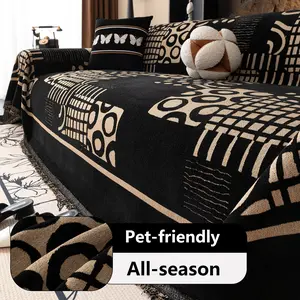 Premium Anti-Scratch Sofa Cover Blanket, Full Coverage Non-Slip Plush Throw for Cats, All Seasons Use, Protects Couches, 1 Piece