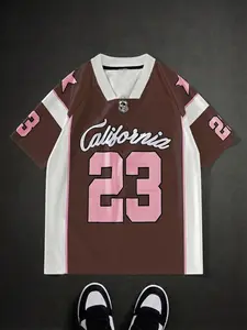 California 23 Brown Pink Football Jersey