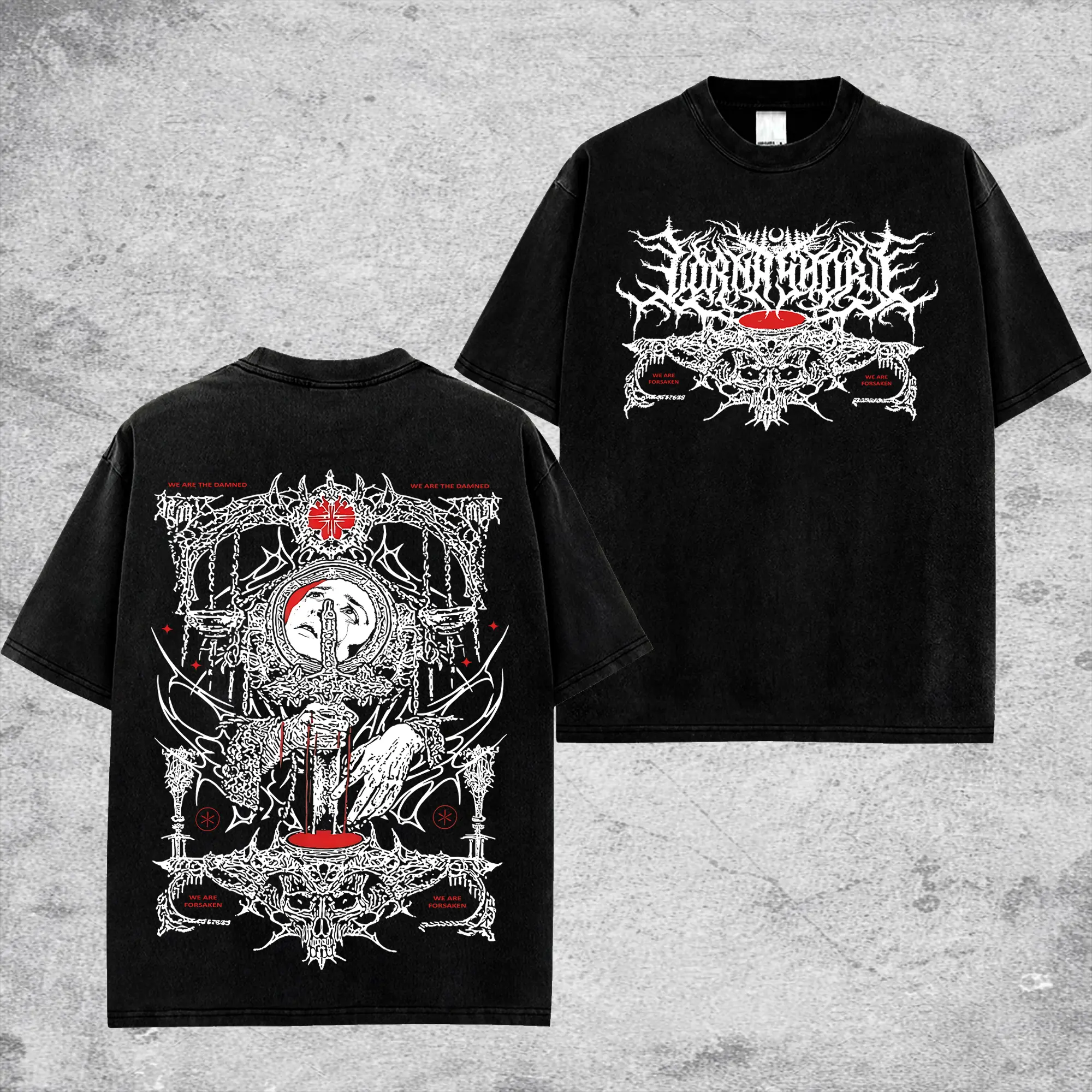 [$$$MANLIFE] Lorna Shore 'A Nameless Hymn' Retro Unisex 100% Cotton T-Shirt, Lorna Shore 2026 Tour Merch, Unisex Oversize Deathcore Rock Band Cotton T-shirt Gift For Rock Music Lovers Gothic Punk Emo Grunge Y2K Outfits Vintage 90s Lorna Shore Merch