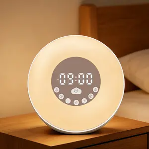 Glocusent Sleep Assist Sunrise Alarm Clock with White Noise