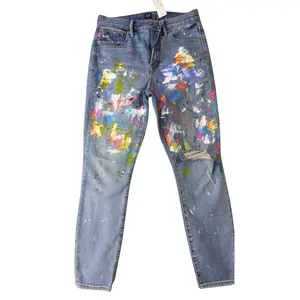Paint Splatter Jeans