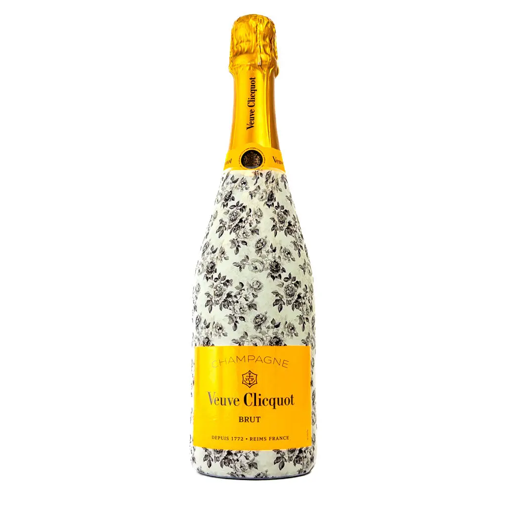 Beau Bottles Black and White Floral - Made For Veuve