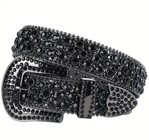 （All handmade）Cowboy Rhinestone Belt Handmade Sparkling Western Gift for Him | Glitter Spray Unisex Accessory w/Diamonds, Perfect with Jeans/Parties Men belt belts real designer belts