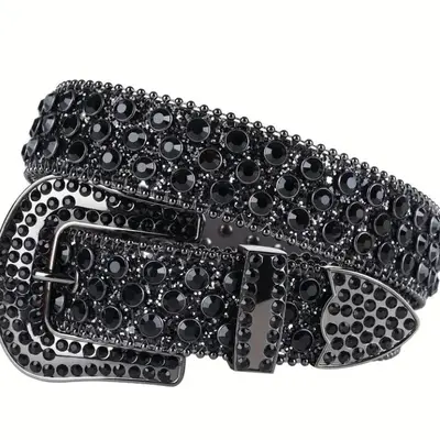 All Black Bb Simon Belt TikTok Shop - Main Image