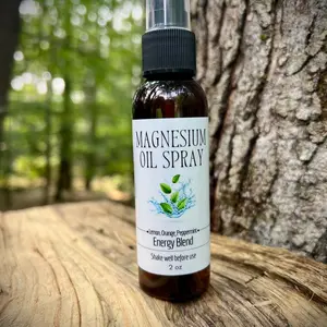 Magnesium Oil Spray - Energy Blend | Magnesium Chloride, Orange, Lemon & Peppermint Essential Oils | Aromatherapy