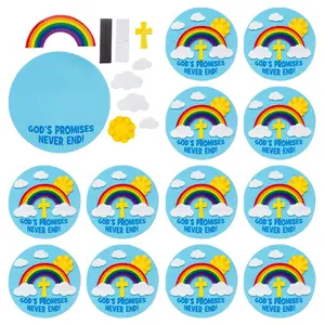 4" x 4" God's Promises Never End Magnet Craft Kit - Makes 12