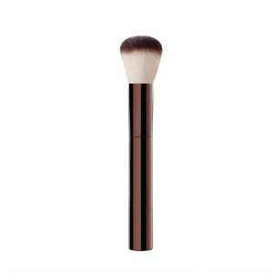 Professional Flat Face Blusher Brush Soft Synthetic Hair Stone Handle Makeup Brush for Blush Powder