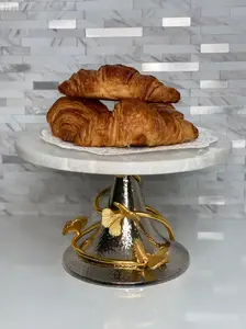 BUTTERFLY MARBLE CAKE STAND