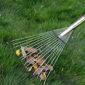 Garden Hand Rake Head Only,Shrub Landscape Leaf Rake Head Replacement,Gardening Tool for Cleaning Debris,Agriculture,Pine Needle