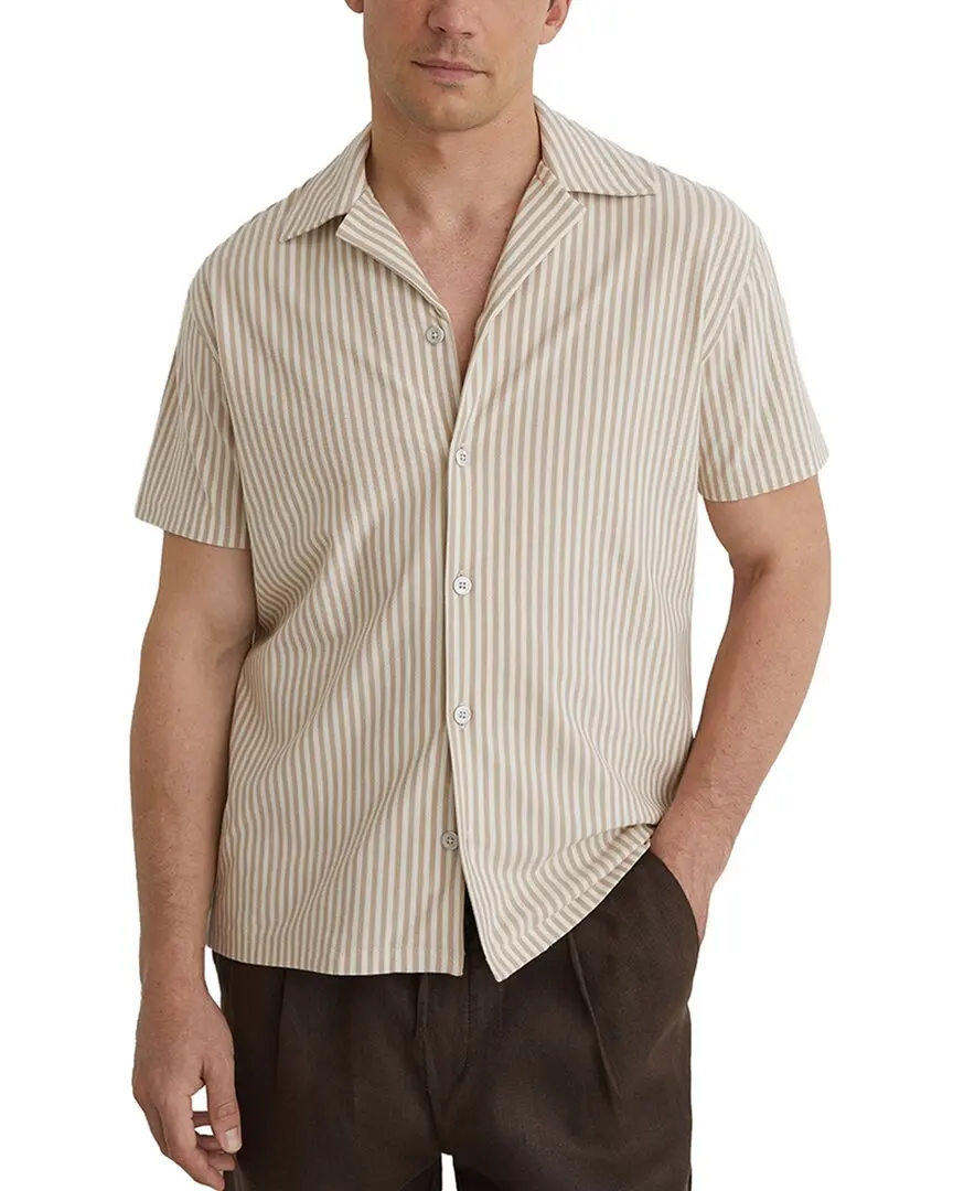 Reiss Aurelia Stripe Cuban S Shirt