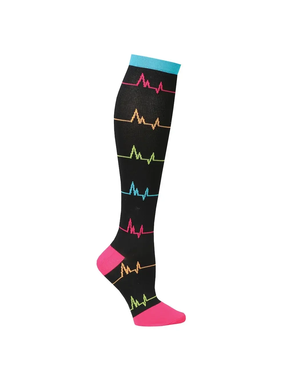 Women's Mild Compression Socks, Regular Calf - EKG Comfort Comfortable