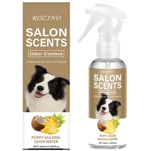 ROZINO Puppy Cologne Water 100ml Deluxe Salon Scent Odor Control Detangling Spray For All Dog Breads Prevents Mats And Tangles Long Lasting Freshness Easy Application Pet Safe Formula