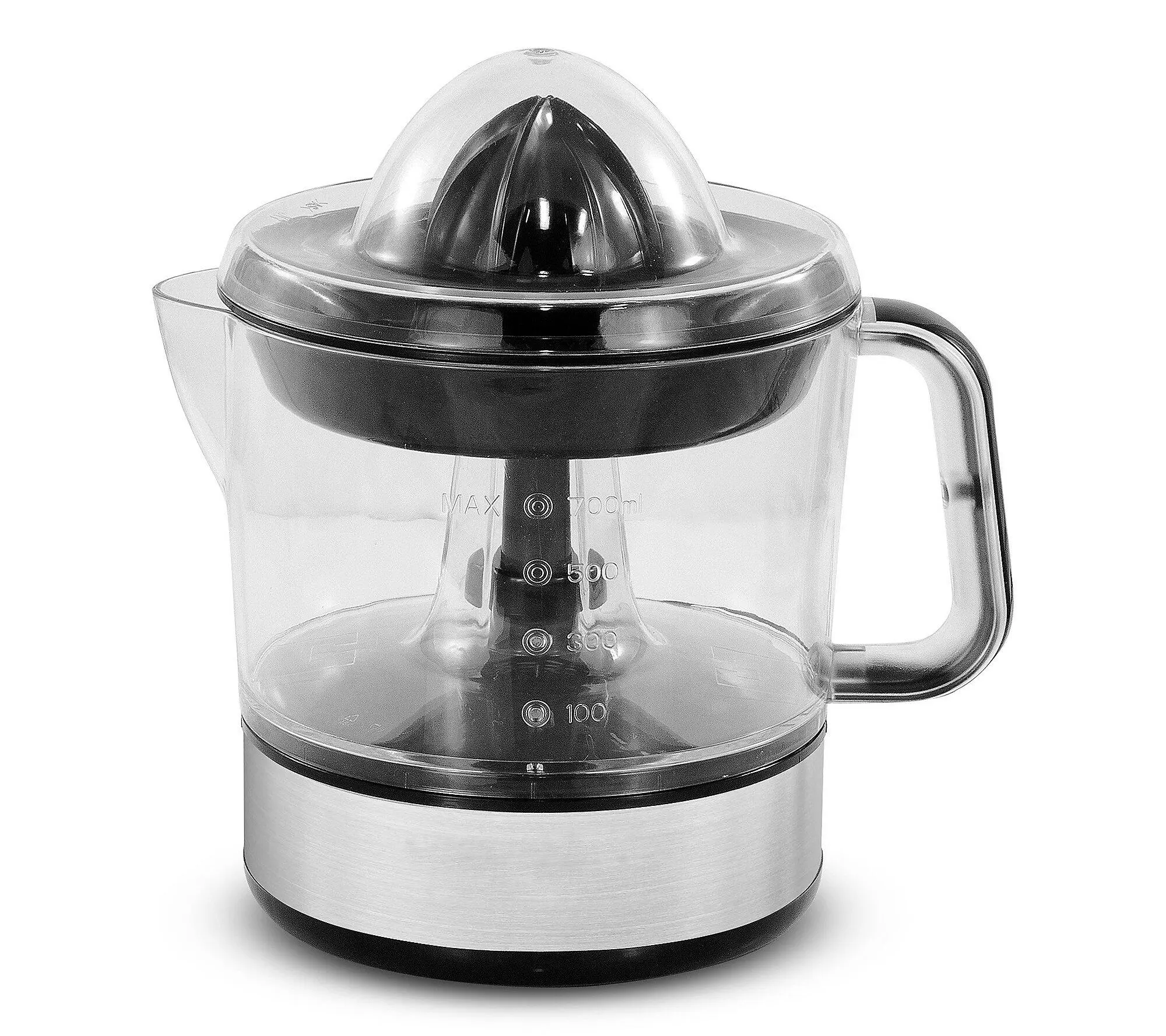 Elite Cuisine 3-Cup Electric Citrus Juicer - Compact Household Kitchen Appliance for Fresh Fruit Juice Extraction