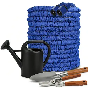 Expandable Garden Hose 25 100FT Spray Gun for Garden Yard Lawn Car Wash Flexible Water Hose