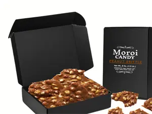 Crunchy Peanut Brittle by Moroi Candy, Peanut Candy Snack Sweet Candies Bonbon Butter