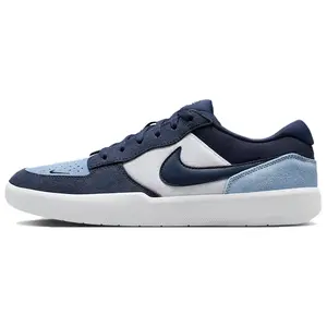 Nike SB Force 58 Youth-Style Comfortable Breathable Low-Top Skate Shoes Unisex Blue Verifiable, with credentials and supporting global authentication