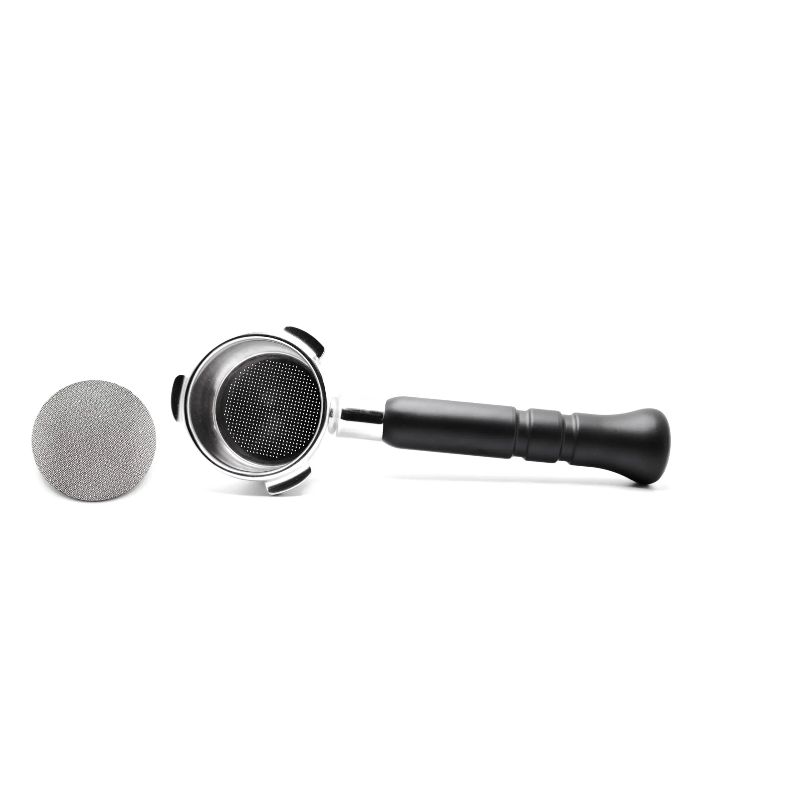 54mm Bottomless Portafilter for Breville Coffee Machine, Free Basket, Free Puck Screen