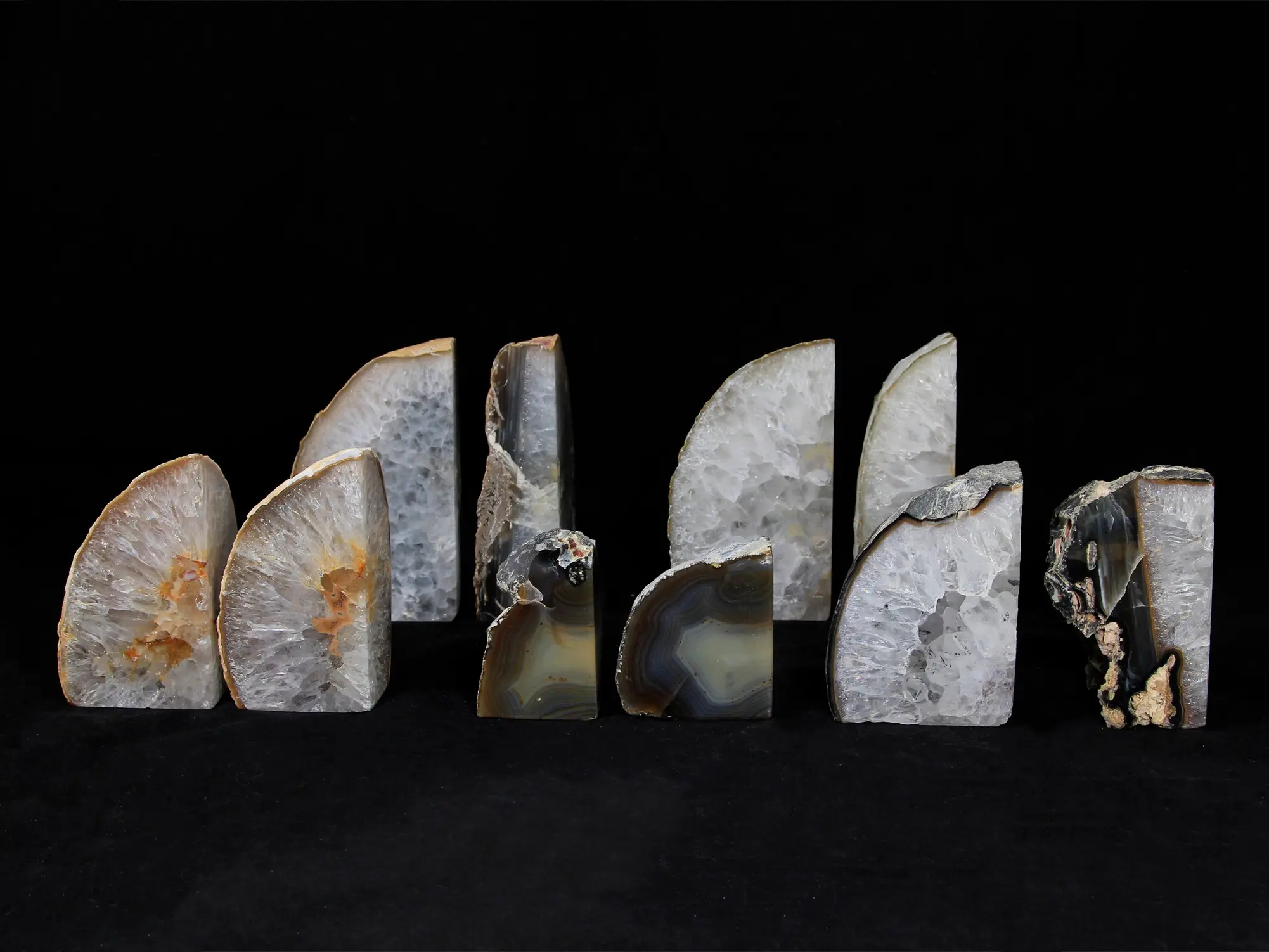 Natural Agate Bookend, Small