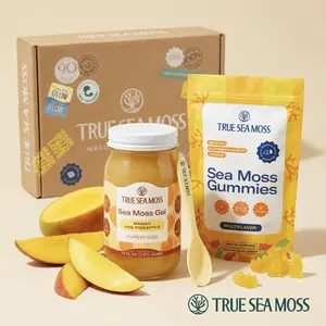 True Sea Moss Everyday Bundle – Mango Pineapple Gel, Original Gummies & Spoon True Sea Moss Everyday Bundle – Mango Pineapple Gel, Original Gummies & Spoon