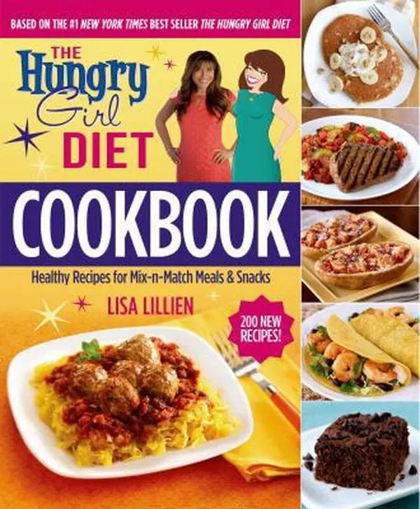 Used Paperback Book - The Hungry Girl Diet Cookbook: Delicious and Healthy Dinners, Quick Meal, Easy Recipe Options for Home Cooking by Lisa Lillien (English)