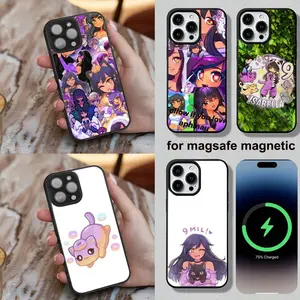 Cartoon Aphmau Meow Anime Cats Phone Case For iPhone 17 17Air 16,15,14,13,12,11,Plus,Pro,Max, Soft Magesafe Magnetic Wireless Charge