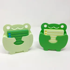 Frog Sticky Note holder and Checklist stencils - Magnetic and stands on own for your office