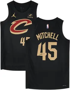 Donovan Mitchell Cleveland Cavaliers Autographed Black Jordan Brand 2022-2023 Statement Swingman Jersey - Fanatics Authentic Certified
