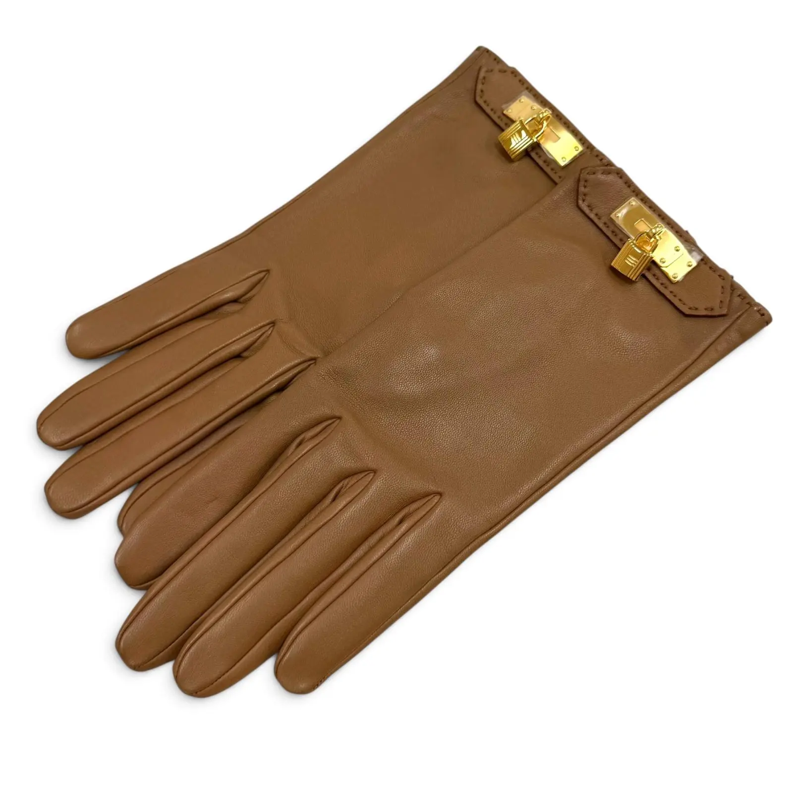 Pre-owned HERMÈS Lambskin Small Leather Goods Hermes Kelly Gloves
