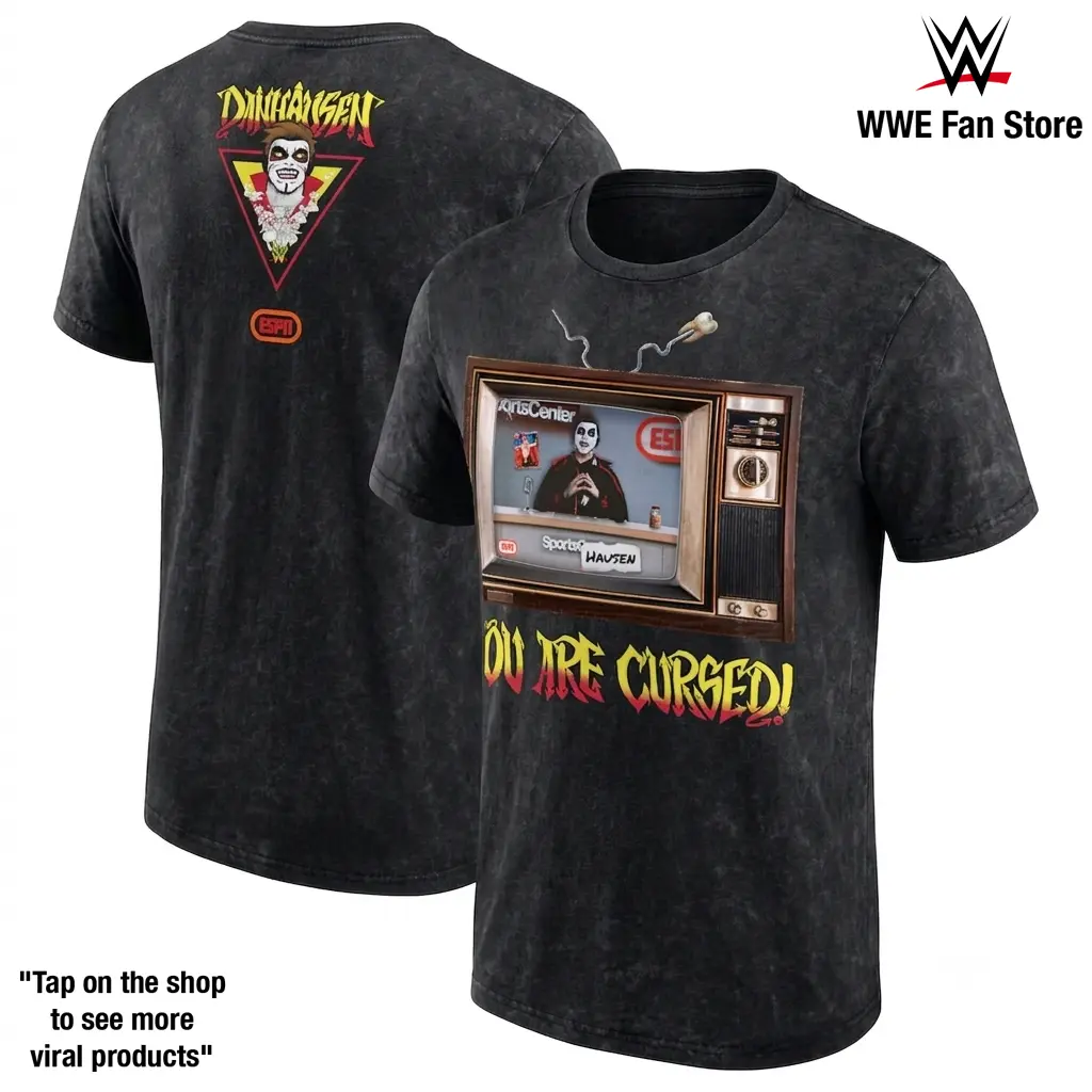 Danhausen Sporthausen Graphic Tee Men Top Vintage Washed Shirt WWE AEW Very Nice Very Evil Curse Icon Indie Wrestling Star ROH Fan Favorite Limited Edition Premium Cotton Streetwear Fan Gift