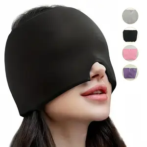 Hot Cold Therapy Head Ice Cap, Reusable Gel Head Wrap, Migraine Eye Puffiness Relief Mask, Unisex Summer Care Gear
