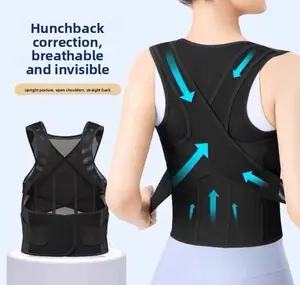 Invisible Hunchback Posture Aligner - Adjustable Posture Belt, Breathable Back Brace, Lightweight Summer Unisex Trainer for Adults, Hunchback Orthotic Back Correction Band