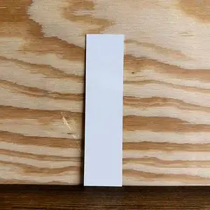 White Dye Sublimation Blank 1.5" x 6" Metal Street Sign Magnet KM-000