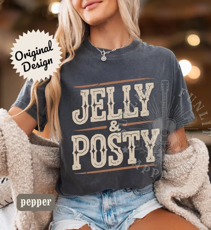 Jelly Posty Comfort Colors Tee, Jelly Concert Tshirt, Post Merch, Posty Shirt, Western Graphic Tee, Country Music Tour Outfit