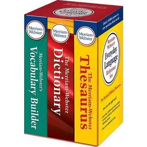Merriam-Webster's Everyday Language Reference Set: Includes: The Merriam-Webster Dictionary, the Merriam-Webster Thesaurus, and the Merriam-Webster Vo -- Merriam-Webster - Boxed Set