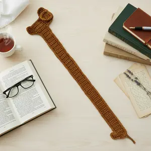 Crochet Dachshund Bookmark