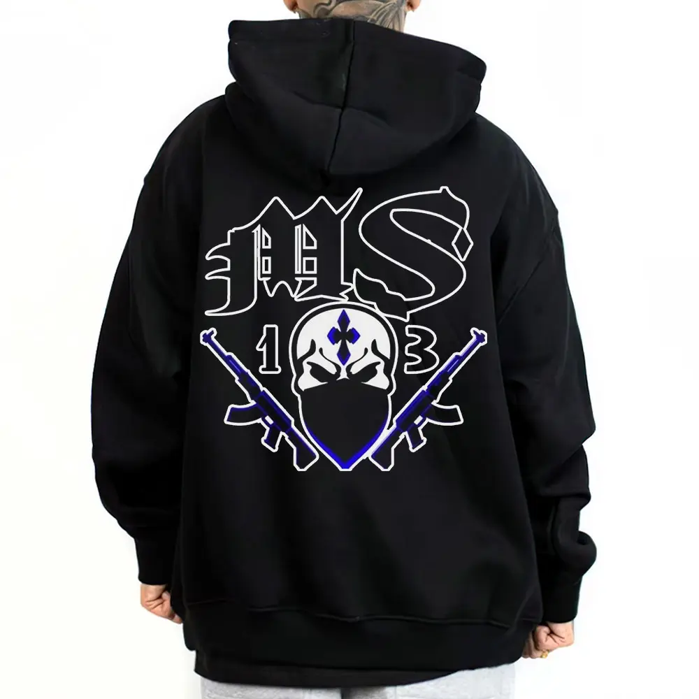 Men's California 13 Number Hoodie - Chicano-Inspired Lowrider Streetwear, Mexican Clothing Gift for Men