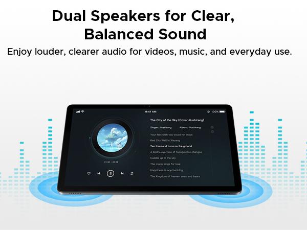 P11 Pro 11" Tablet, Android 16, 48GB RAM + 128GB, 2.4K 90Hz Display, 8800mAh Battery, Octa-Core, Dual Speakers, WiFi 5, AI