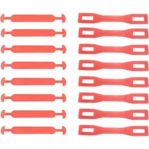 30PCS Gift Box Red Carton Handle Buckles Cardboard Box Grab Home Textile Plastic Carrying Handle for Moving Box Luggage Strap Accessories