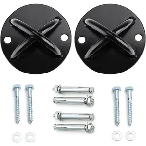 Hipiwe Ceiling Anchor Wall Mount Bracket for Suspension Straps, Gymnastic Rings, Aerial Yoga Swing & Hammock, Resistance Band, Battle Rope