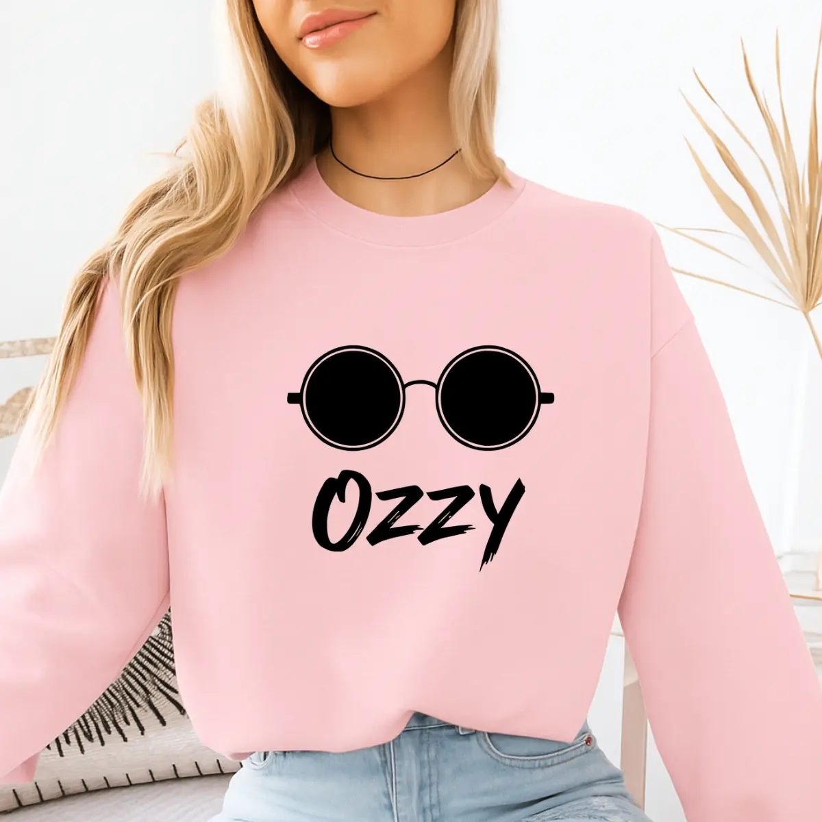 Retro Rock Tribute Sweatshirt, Vintage Memorial Pullover for Prince of Darkness Fans, Full Color Crewneck, Music Legend Gift Under $20