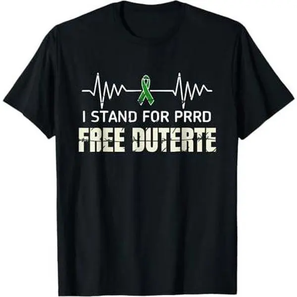 Philippines Free Duterte Supporter President Duterte Green T-Shirt