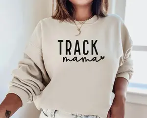 Track Mama Sweatshirt, Track Mom Crewneck, Track Mama Shirt, Track and Field Mom, Runner Mom, Track Mom Tops, Track Mom Gift