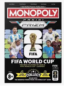 2026 Panini Prizm Monopoly FIFA World Cup Soccer Blaster Box
