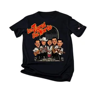 Los Tigres Del Norte Graphic Tee - Mexican Band Shirt For Music Lovers Cotton Fit