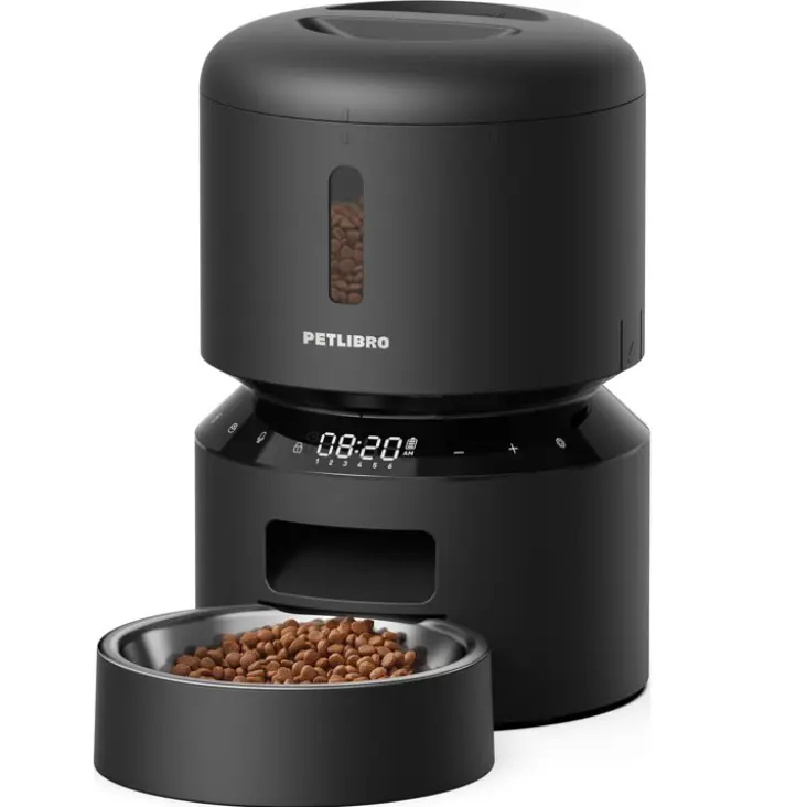 Petlibro 3L Granary Automatic Cat Feeder – Timed Cat/Dog Dry Food Dispenser with Freshness Preservation, Up to 50 Portions & 6 Meals Per Day, Ideal for Cats & Small Dogs
