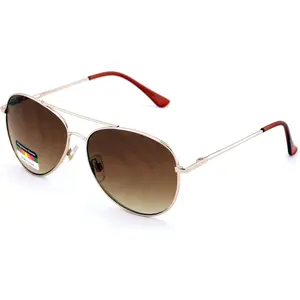 Metal Tear Drop Progressive No Line Reading Glasses Tri-Focal Reader Outdoor Sunglasses