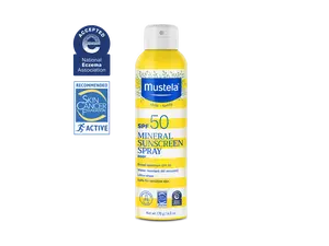 SPF 50 mineral sunscreen spray