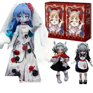 Nisa Weird Nightmare Series Blind Box 1/12 Scale BJD Articulated Action Figure Creative Desktop Ornament Trendy Collectible Doll Surprise Gift