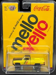 M2 Machines 1973 Chevrolet Cheyenne Super 10 4x4 Mello Yello 1:64 Scale Model A61 25-22 New Release!