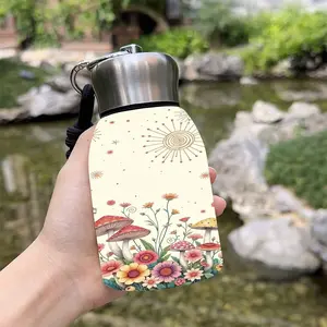 10.5 Oz Stainless Steel Dual-Layer Water Bottle, Portable Mini Insulated Cup, Reusable Hand Washable, Ideal for Commuting Outdoor Use, Insulated Travel Drinkware, Leakproof Insulated Tumbler